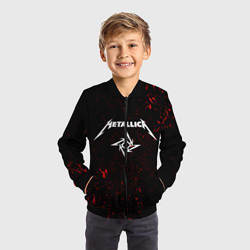 Детские куртки-бомберы Metallica