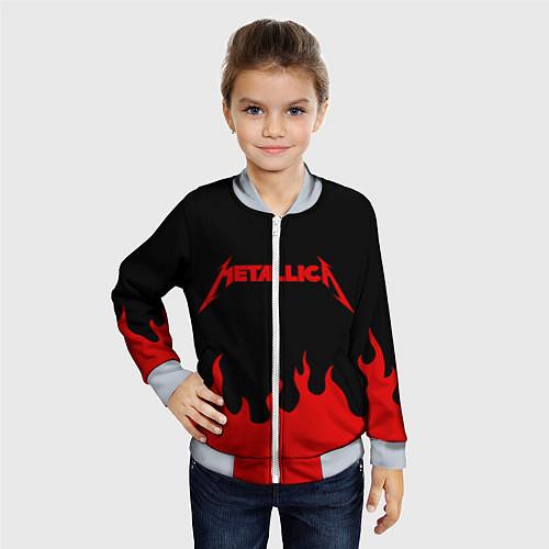 Детские куртки-бомберы Metallica