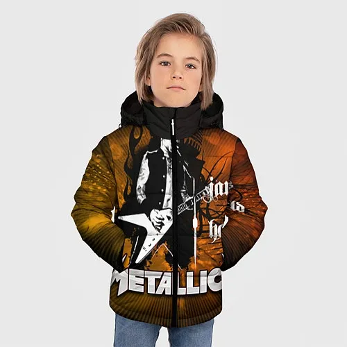 Детские куртки с капюшоном Metallica