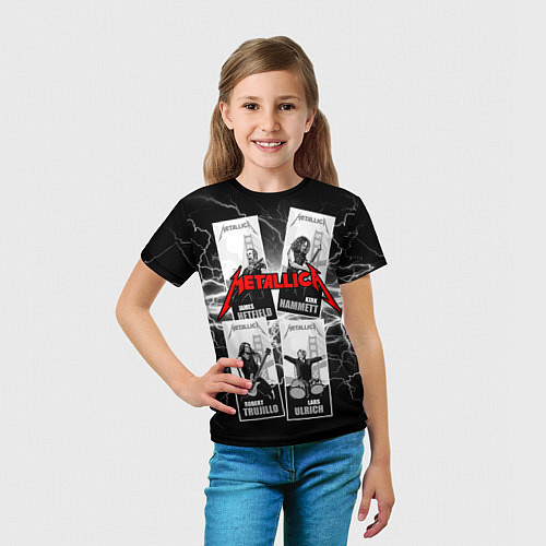 Детские 3D-футболки Metallica