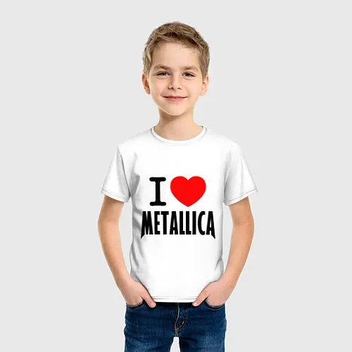 Детские хлопковые футболки Metallica