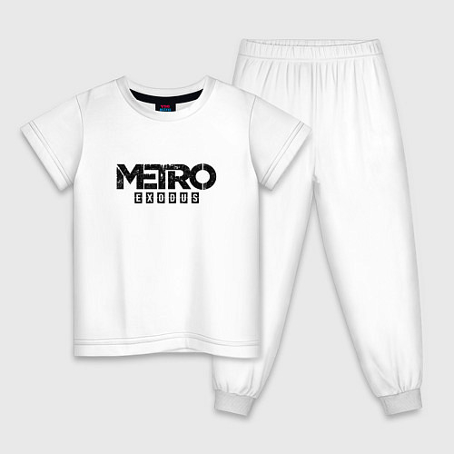 Детские пижамы Metro 2033