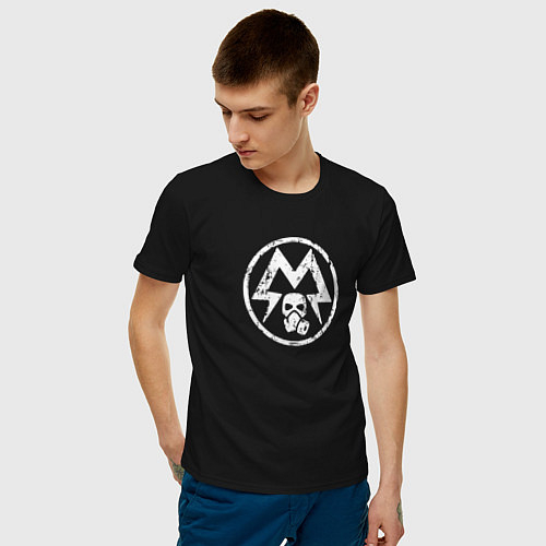 Мужские хлопковые футболки Metro 2033