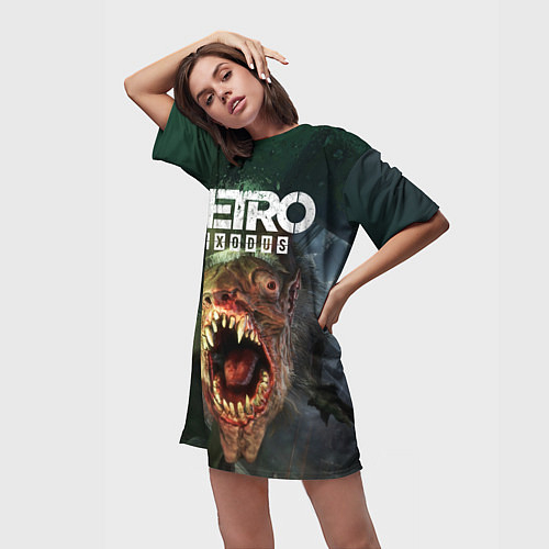 Женские 3D-футболки Metro 2033
