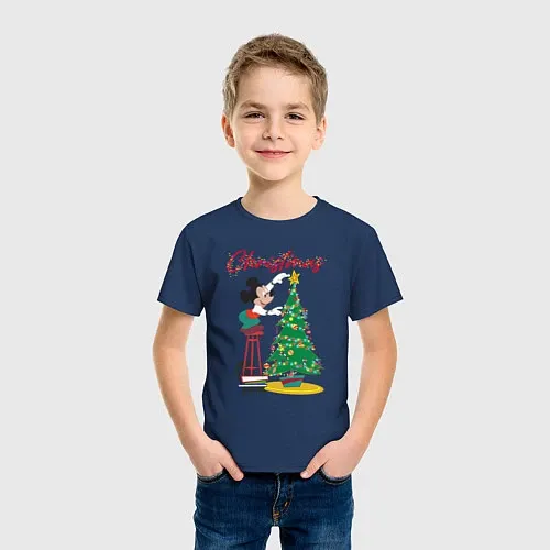 Детские хлопковые футболки Микки Маус