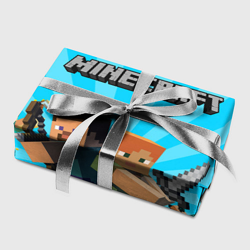 Бумажная упаковка Minecraft