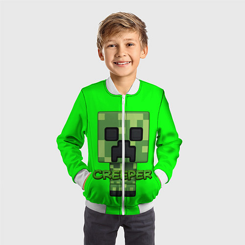 Детские куртки-бомберы Minecraft