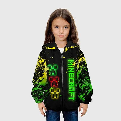 Детские демисезонные куртки Minecraft