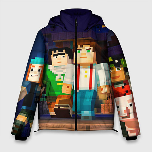 Мужские зимние куртки Minecraft