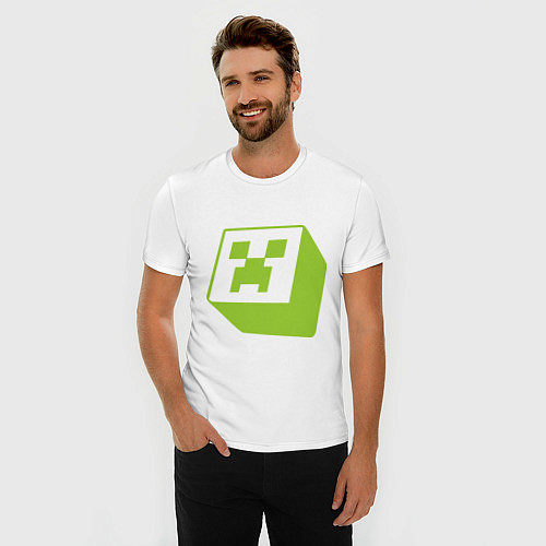 Мужские приталенные футболки Minecraft