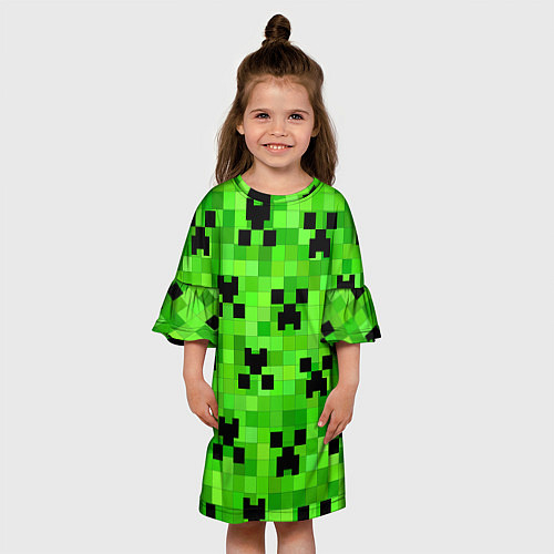 Платья укороченные Minecraft