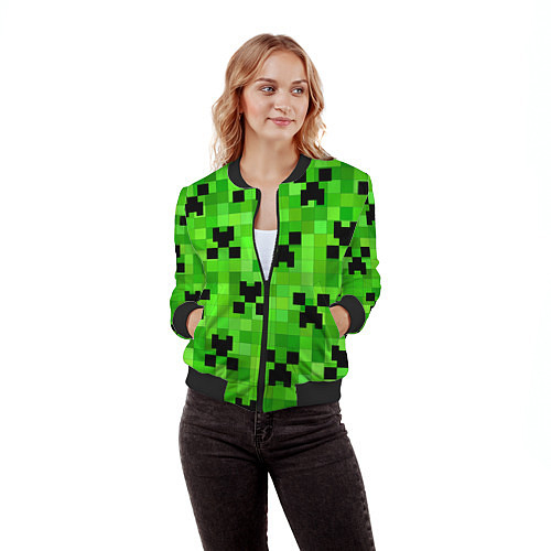 Женские куртки-бомберы Minecraft