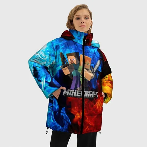 Женские куртки с капюшоном Minecraft
