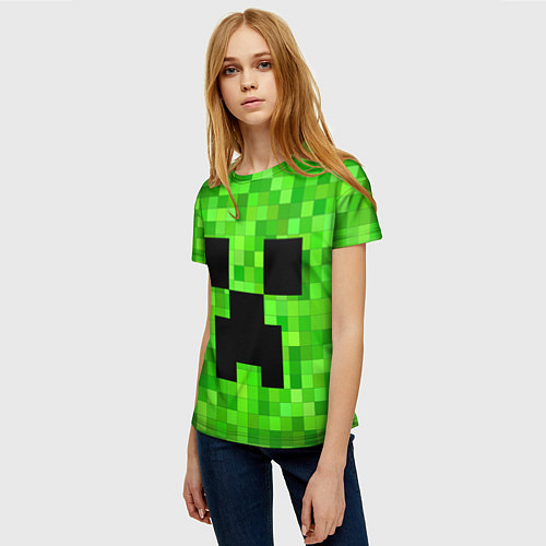 Женские 3D-футболки Minecraft
