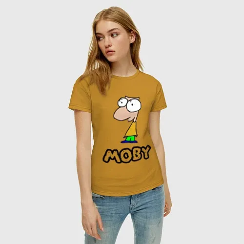 Хлопковые футболки Moby