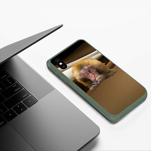 Чехлы для iPhone XS Max с обезьянами