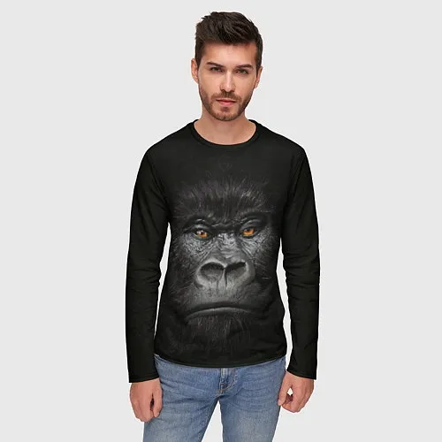 Мужские футболки с рукавом с обезьянами