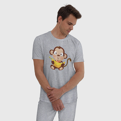 Мужские пижамы с обезьянами