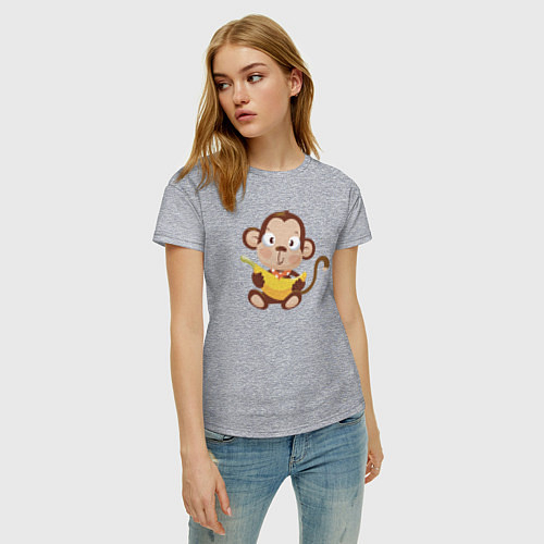 Женские футболки с обезьянами