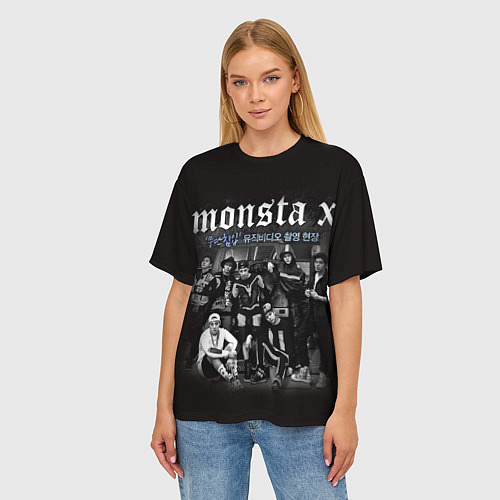 Женские футболки оверсайз Monsta X