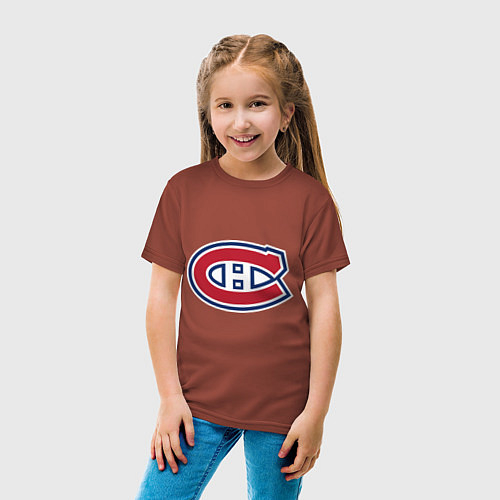 Детские хлопковые футболки Монреаль Канадиенс