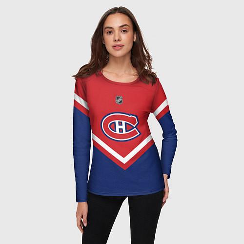 Женские футболки с рукавом Монреаль Канадиенс