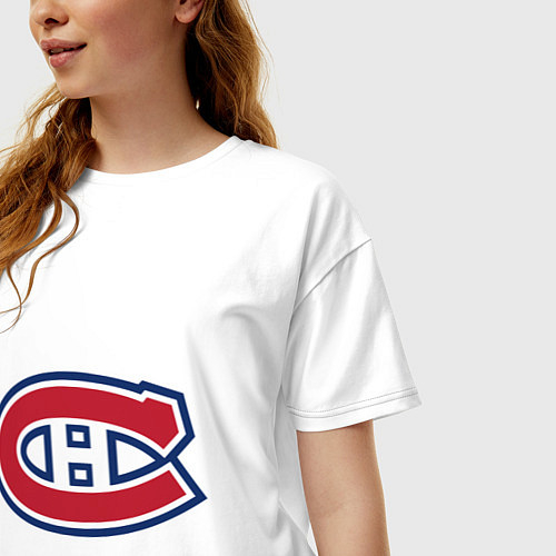 Женские хлопковые футболки Монреаль Канадиенс
