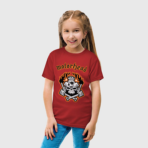 Детские хлопковые футболки Motorhead