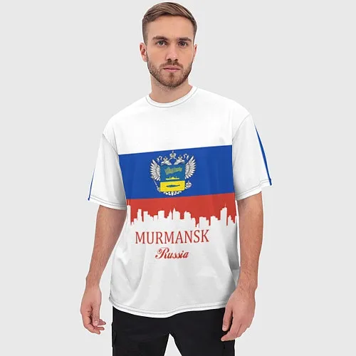 Мужские 3D-футболки Мурманской области