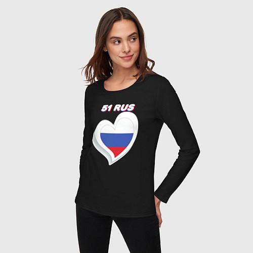 Женские футболки с рукавом Мурманской области