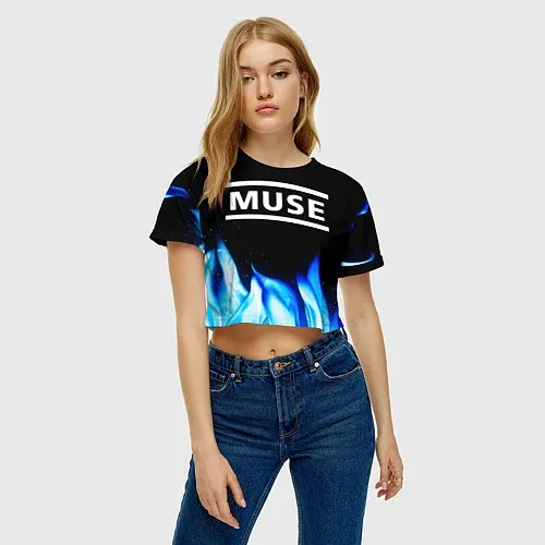 Женские укороченные футболки Muse
