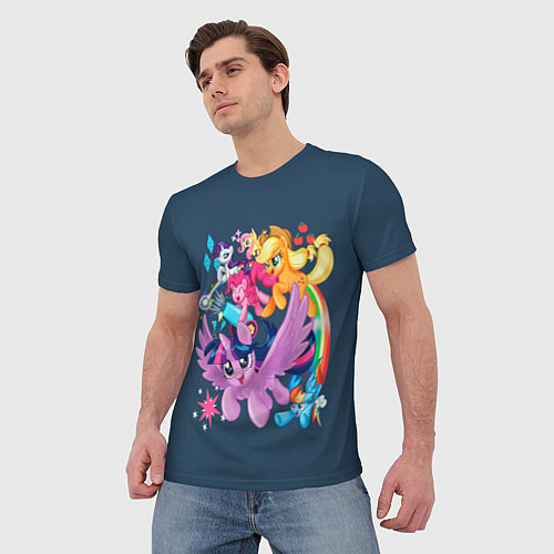 Мужские 3D-футболки My Little Pony