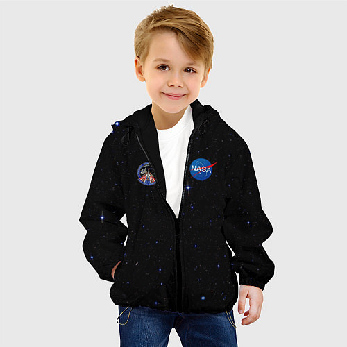 Детские куртки с капюшоном NASA