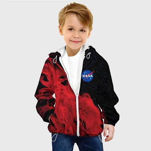 Детские куртки с капюшоном NASA