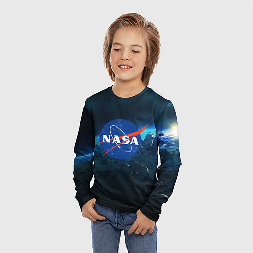 Детские лонгсливы NASA