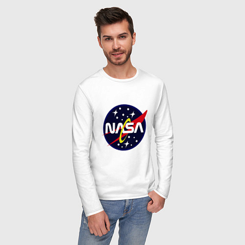 Мужские Лонгсливы хлопковые NASA