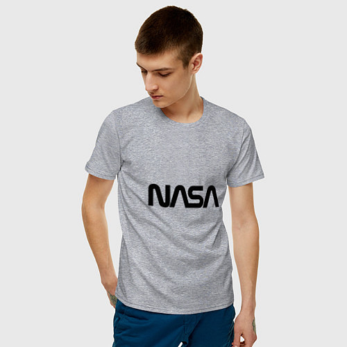 Мужские хлопковые футболки NASA