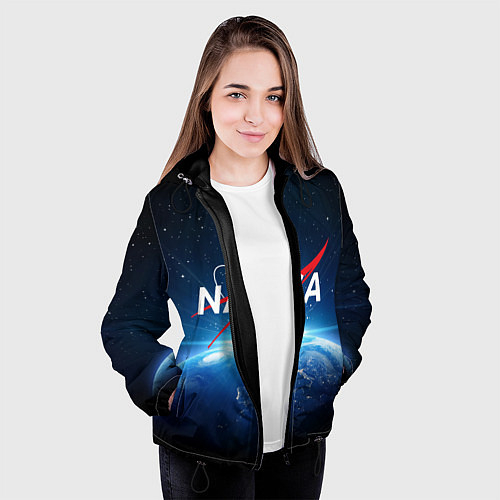 Женские куртки с капюшоном NASA