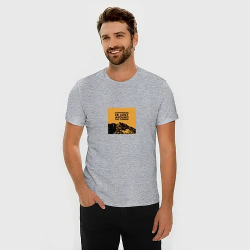 Мужские приталенные футболки для отдыха