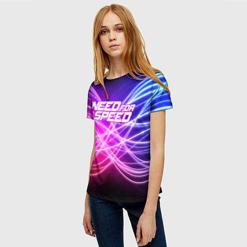 Женские 3D-футболки Need for Speed