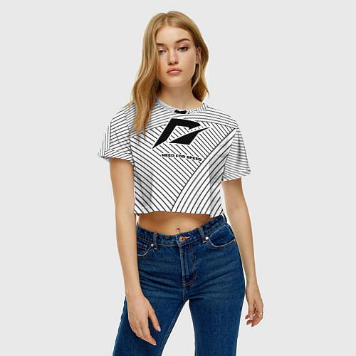 Женские укороченные футболки Need for Speed