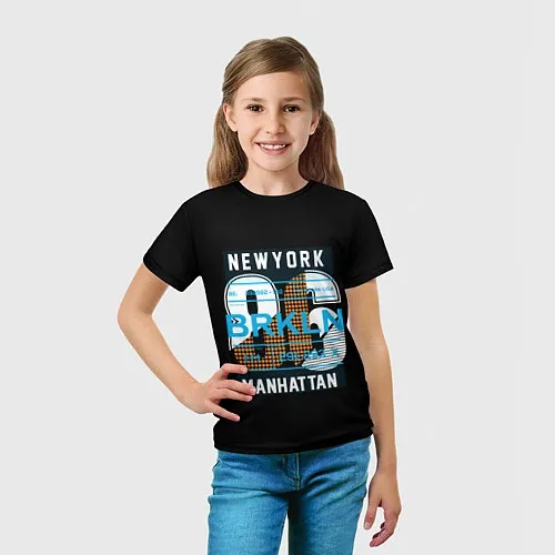 Детские 3D-футболки Нью-Йорка