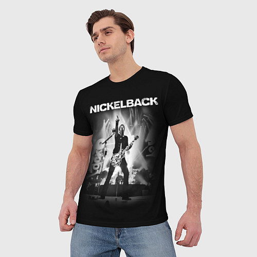 Мужские 3D-футболки Nickelback