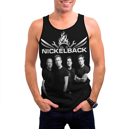 Мужские 3D-майки Nickelback