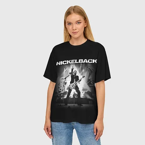 Женские 3D-футболки Nickelback