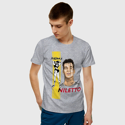 Мужские хлопковые футболки Niletto