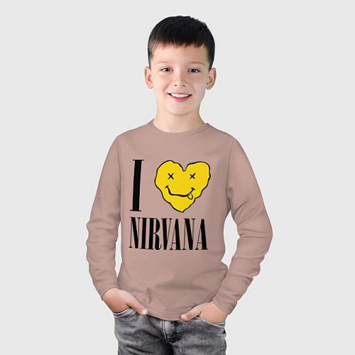 Детские футболки с рукавом Nirvana