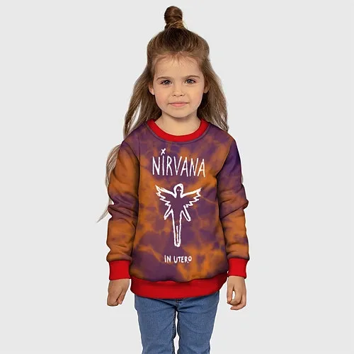 Детские 3D-свитшоты Nirvana