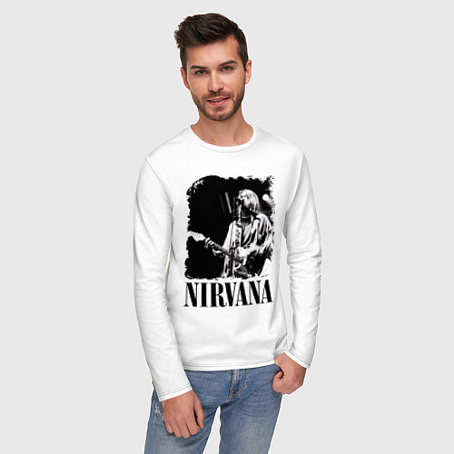 Мужские футболки с рукавом Nirvana
