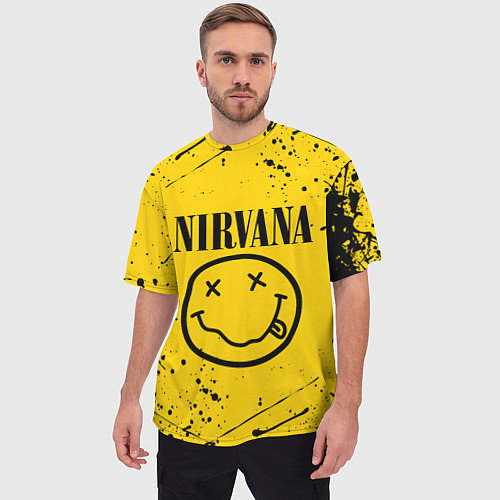Мужские футболки оверсайз Nirvana
